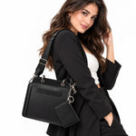 Steve Madden Bevelyn Convertible Crossbody Bag Women - BLK - Black