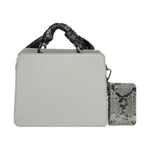 Steve Madden Bevelyn Scarf Satchel Bag Women - CHMP - Champagne