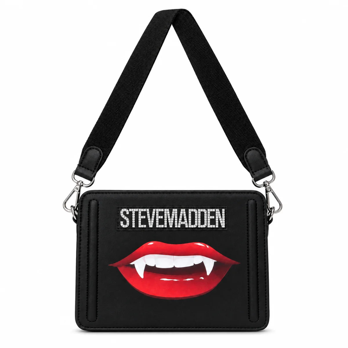 Steve Madden BEvelyni Satchel Bag Women - BLK - Black