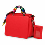 Steve Madden Bevlynn Pride Satchel Bag Women - RED - Red