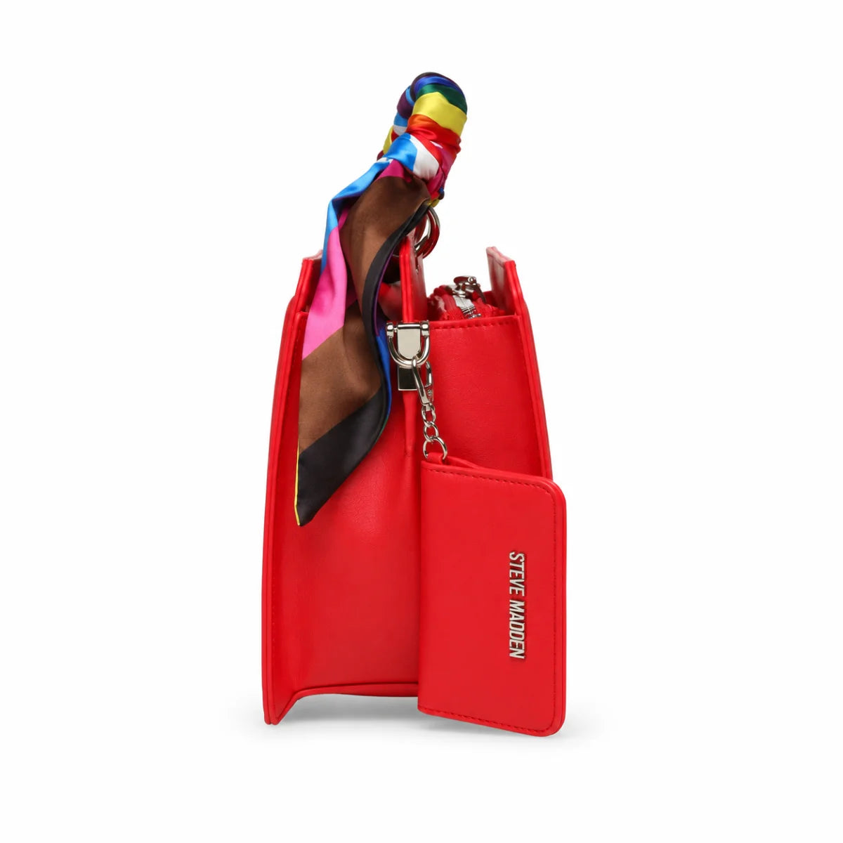 Steve Madden Bevlynn Pride Satchel Bag Women - RED - Red