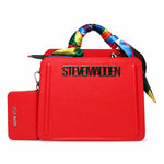 Steve Madden Bevlynn Pride Satchel Bag Women - RED - Red