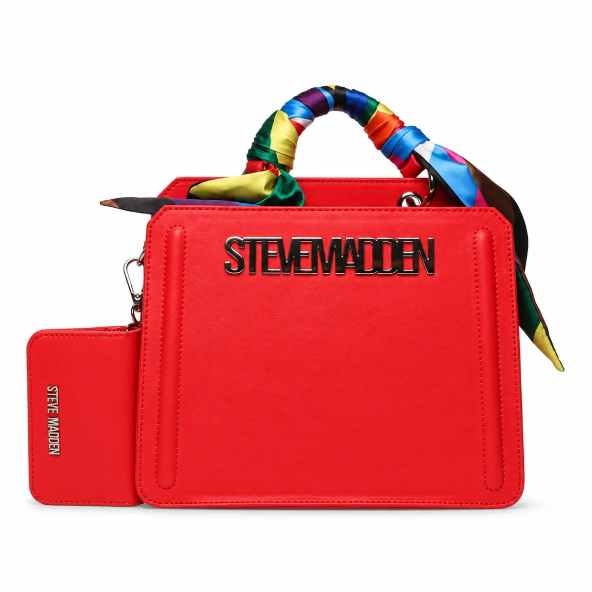 Steve Madden Bevlynn Pride Satchel Bag Women - RED - Red