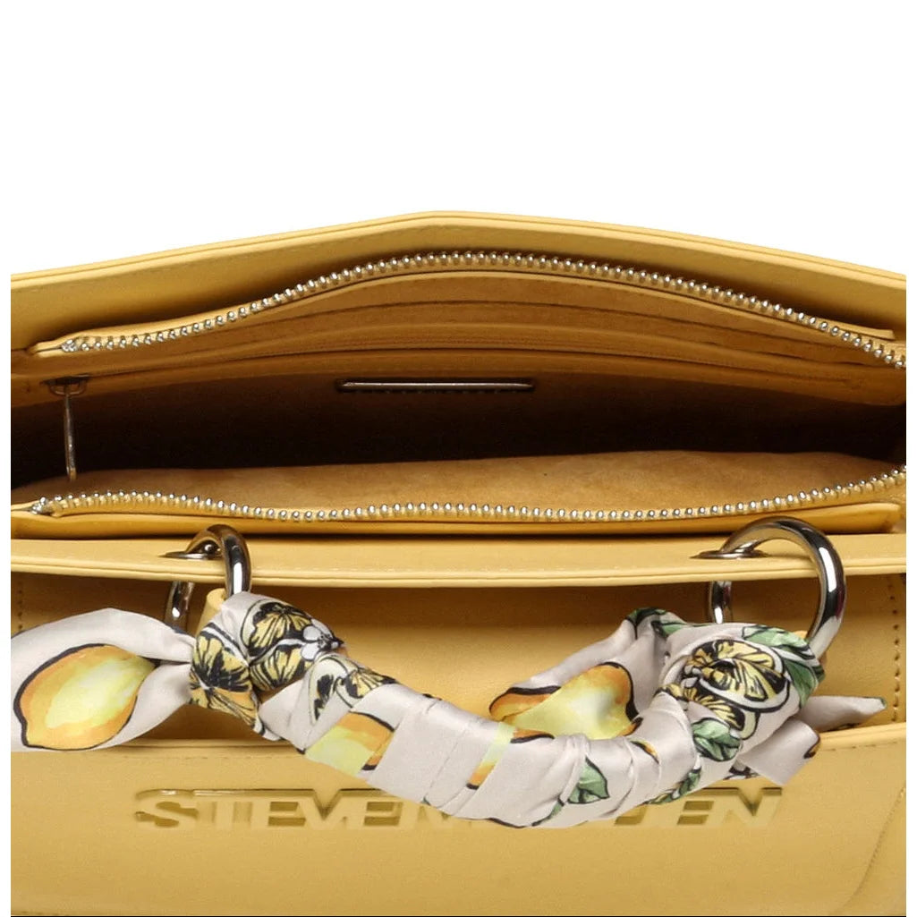 Steve Madden BEvlynn Satchel Bag Women - Mustard