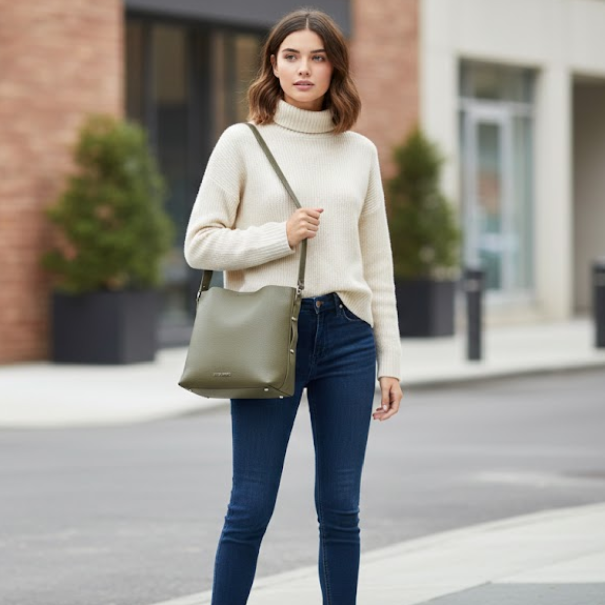 Steve Madden BVITAL Shoulder Bag Women - OLV - Olive