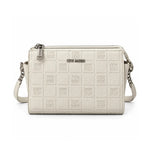 Steve Madden Embossed Logo Crossbody Bag Women - WHT - White