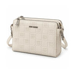 Steve Madden Embossed Logo Crossbody Bag Women - WHT - White