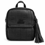 Steve Madden Mini Backpack with Adjustable Straps & Small Pouch Women - BLK - Black