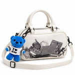 Steve Madden Mini Satchel Crossbody Bag Women - WHT - White
