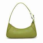 Steve Madden Scarf Detail Zippered Shoulder Bag T 24 - Women - GRN - Green