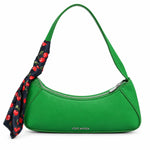 Steve Madden Scarf Detail Zippered Shoulder Bag Women - GRN - Green