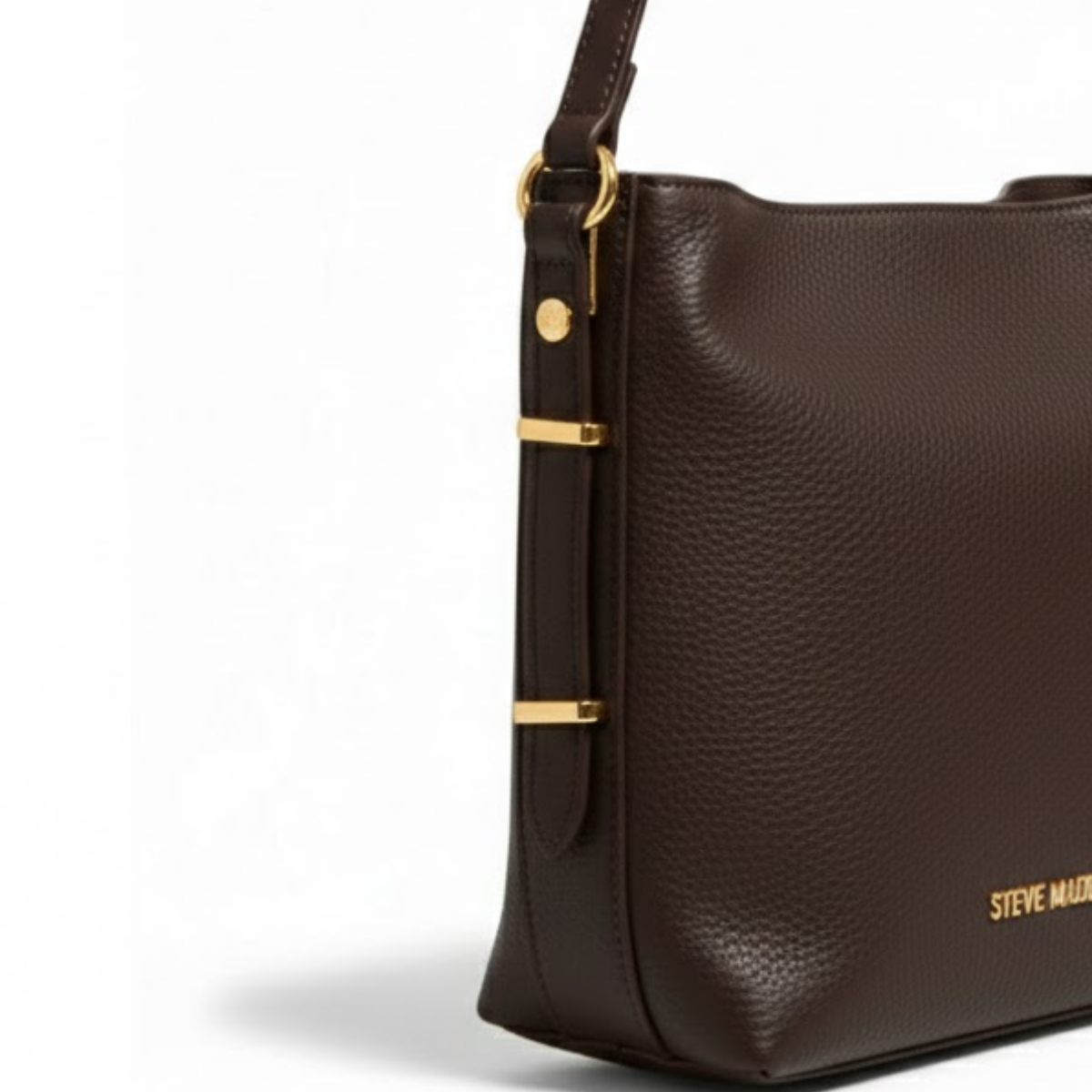 Steve Madden Sonya Leather Shoulder Bag Women - BRN - Brown