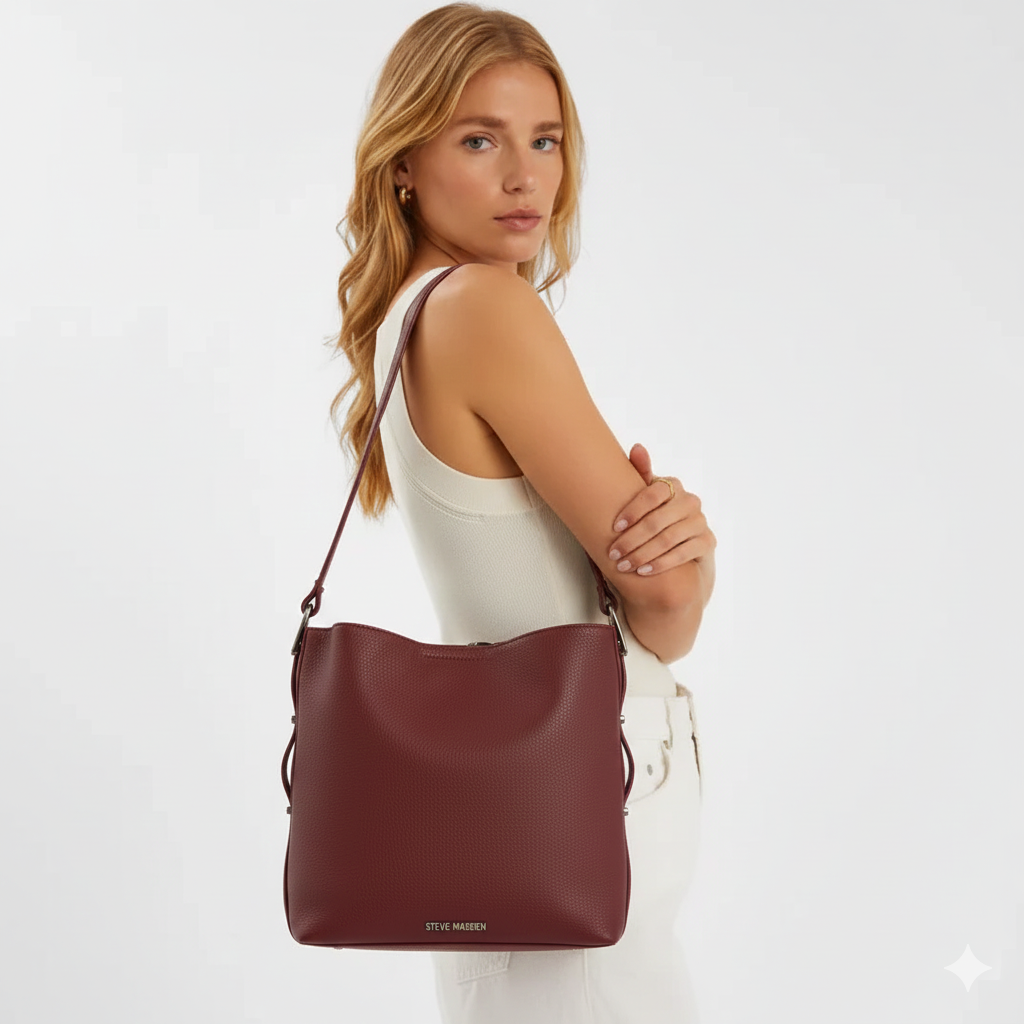 Steve Madden Sonya Shoulder Bag Women - MRN - Maroon