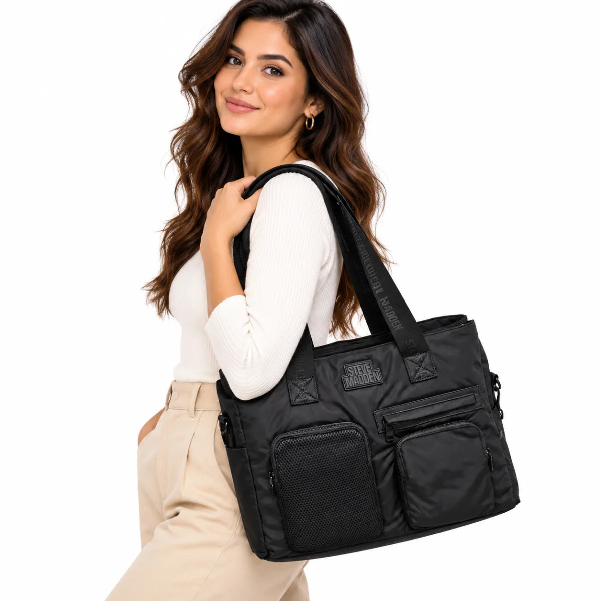 Steve Madden Tote Weekender Women - BLK - Black
