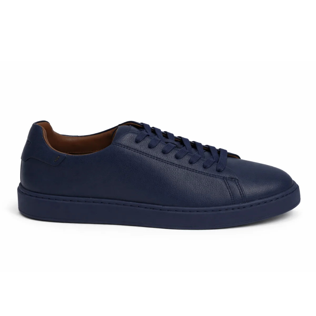 TEODR Shoes leather Sneakers Men- DRKBLU