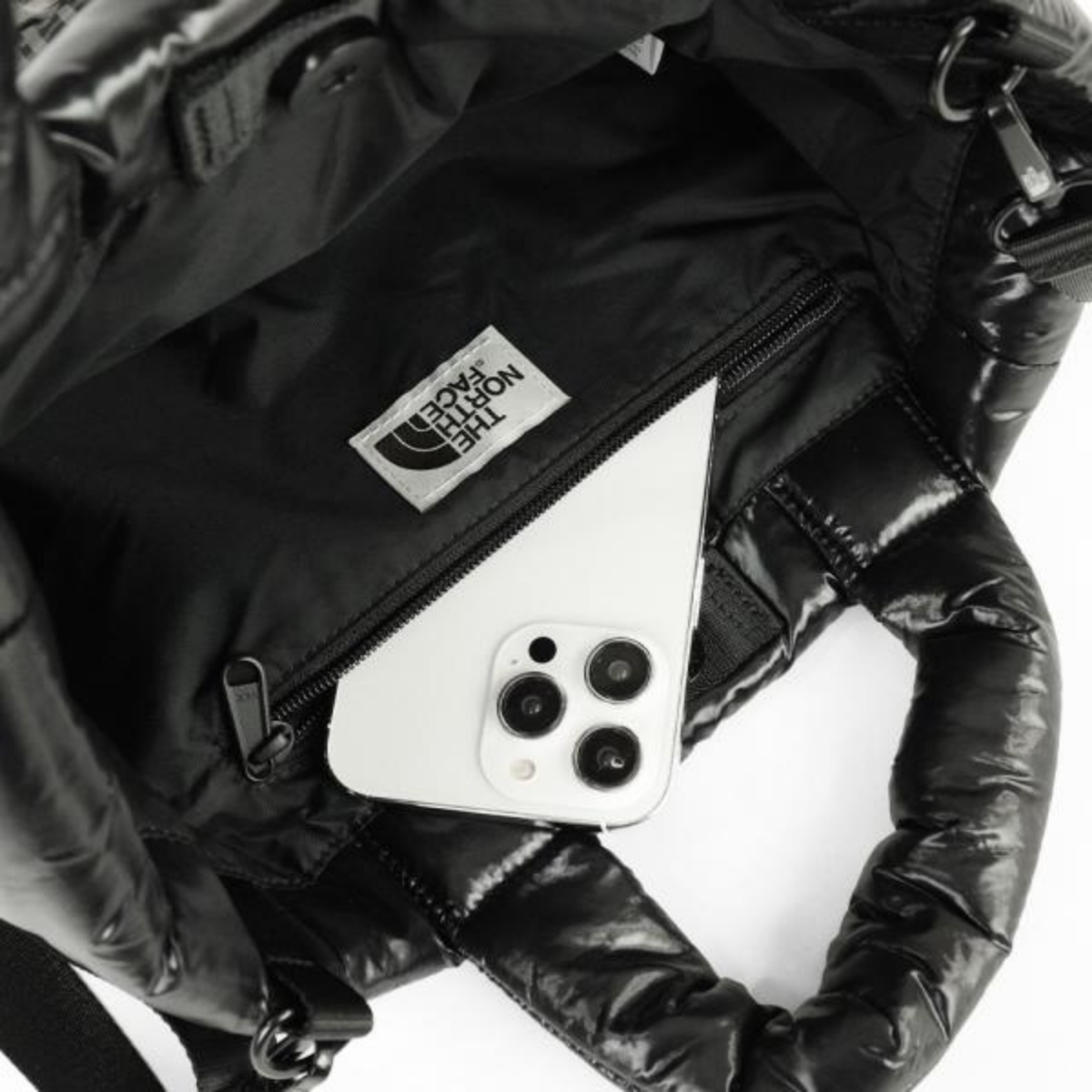 THE NORTH FACE PLUMPY TOTE BAG LARGE NN2PQ60J - BLK - Black