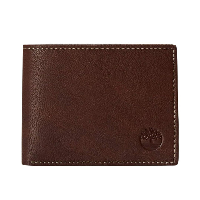 Timberland Blix Slimfold Leather Wallet Men - BRN - Brown