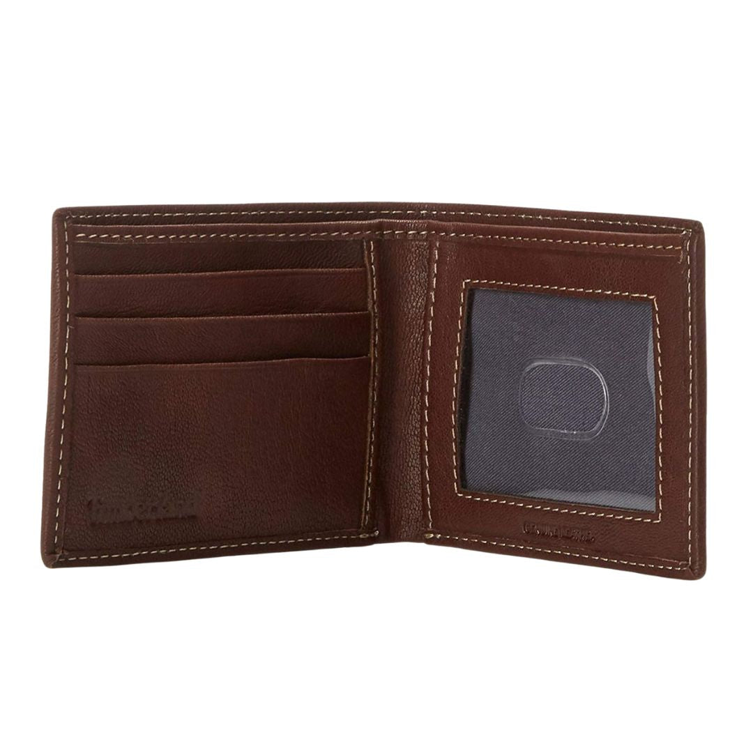 Timberland Blix Slimfold Leather Wallet Men - BRN - Brown