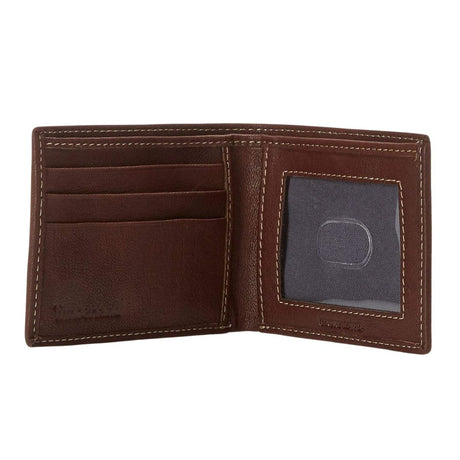 Timberland Blix Slimfold Leather Wallet Men - BRN - Brown