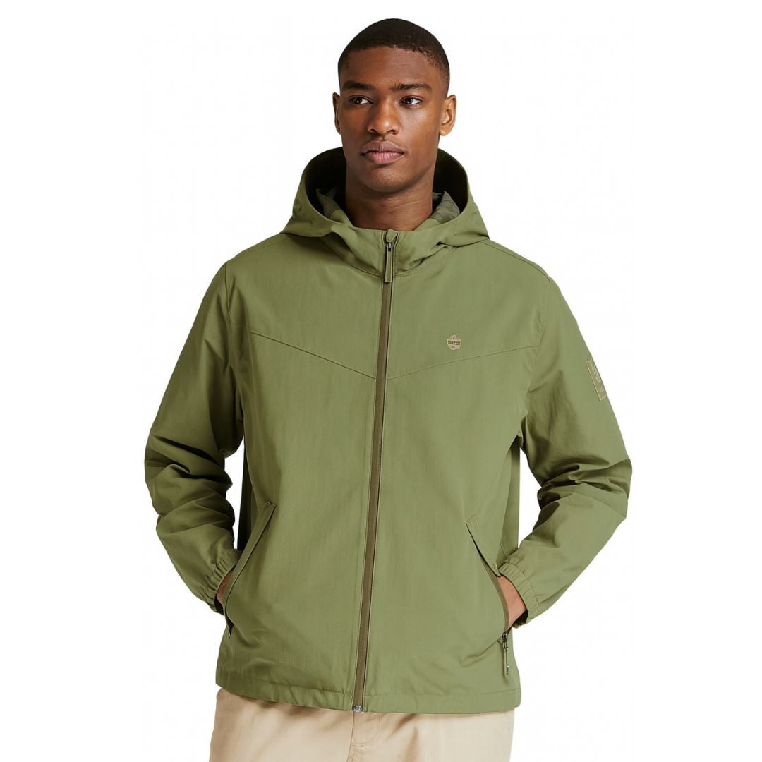 Timberland Hooded Waterproof Jacket Men - OLV - Olive / S