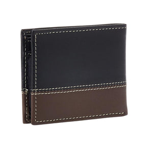 Timberland Leather Passcase Trifold Wallet Hybrid Men - BLKBRN - Black/ Brown