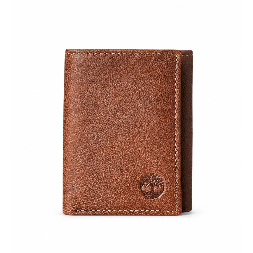Timberland Leather Trifold Wallet Men - TAN - Tan