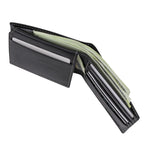 Timberland Leather Wallet with Attached Flip Pocket Blix BLK Black