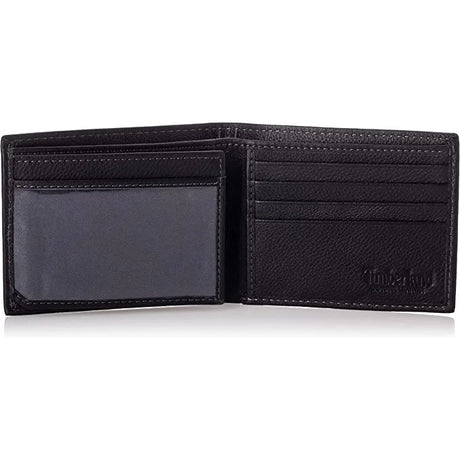 Timberland Men’s Classic Leather RFID Blocking Security Wallet - Black - Accessories