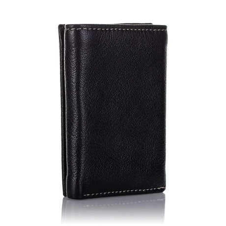 Timberland Men’s Leather Trifold Wallet - Black - Accessories