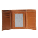 Timberland Men’s Leather Trifold Wallet - TAN - Tan - Accessories