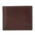 Timberland Men’s Leather Wallet with Attached Flip Pocket - BRW - Brown - Accessories