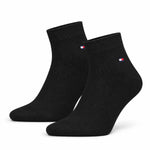 Tommy Hilfiger 2-Pack Quarter Socks - Black / OS / 2 Pairs