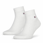 Tommy Hilfiger 2-Pack Quarter Socks - White / OS / 2 Pairs