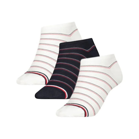 Tommy Hilfiger 3-Pack Low Cut Socks - 3 Pairs / White/ Black/ Gray / OS