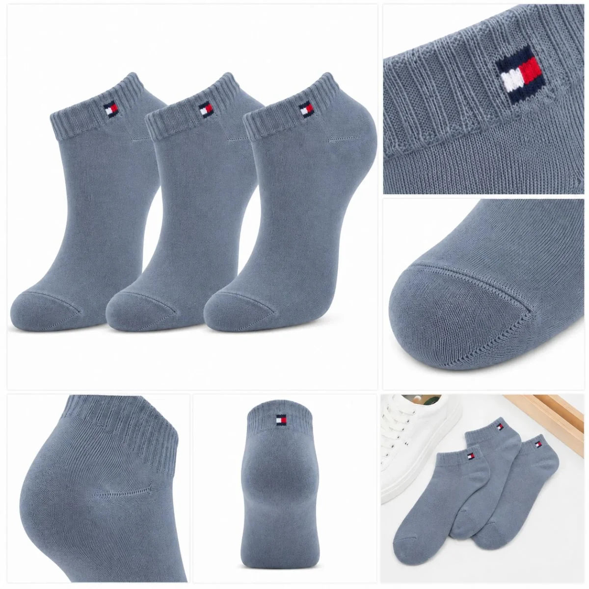 Tommy Hilfiger 3-Pack Low Cut Socks-