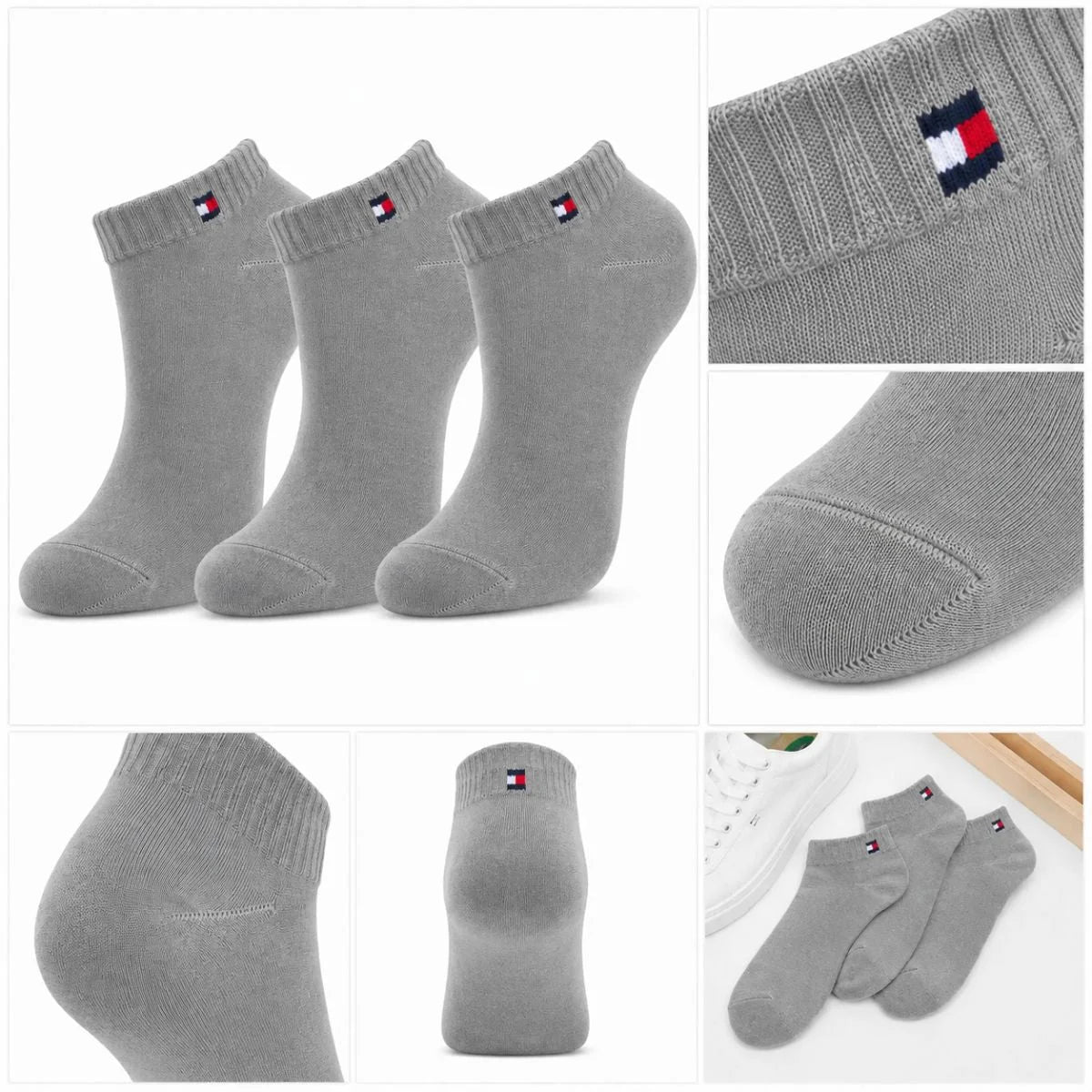 Tommy Hilfiger 3-Pack Low Cut Socks-