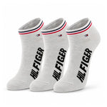 Tommy Hilfiger 3-Pack Low Cut Socks- GRY - 3 Pairs / Gray / OS
