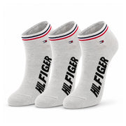 Tommy Hilfiger 3-Pack Low Cut Socks- GRY - 3 Pairs / Gray / OS