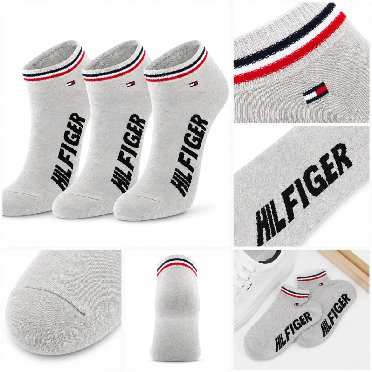 Tommy Hilfiger 3-Pack Low Cut Socks