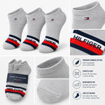Tommy Hilfiger 3-Pack Low Cut Socks - 3 Pairs / Multi / OS