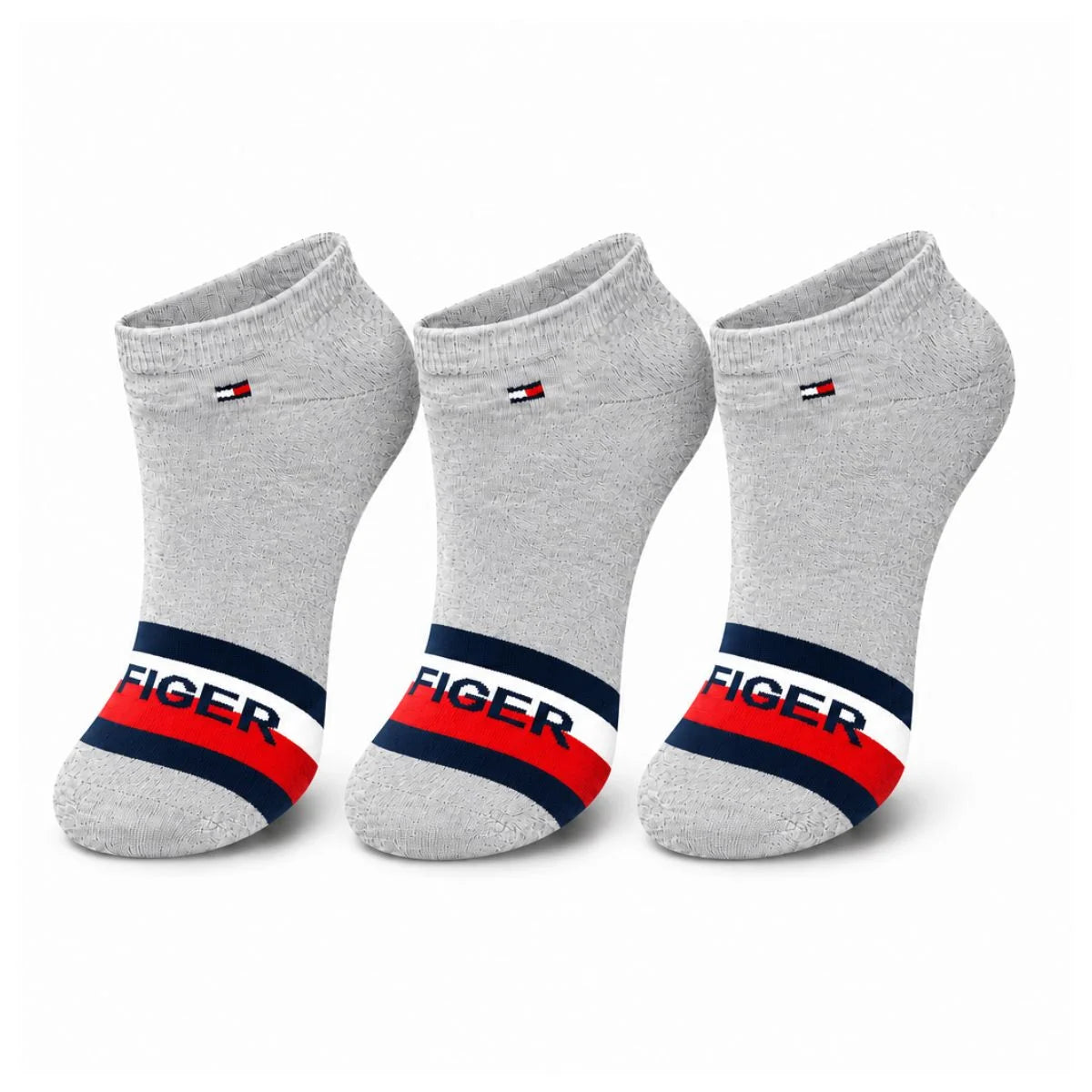 Tommy Hilfiger 3-Pack Low Cut Socks - 3 Pairs / Multi / OS