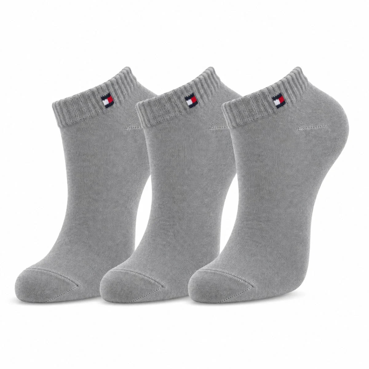 Tommy Hilfiger 3-Pack Low Cut Socks- - Pairs6 / Gary / OS