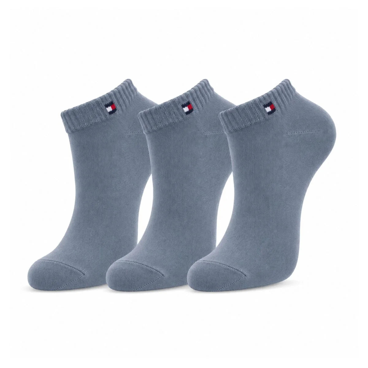 Tommy Hilfiger 3-Pack Low Cut Socks- - Pairs6 / Light Blue / OS