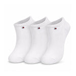 Tommy Hilfiger 3-Pack Low Cut Socks- WHT - 3 Pairs / White / OS