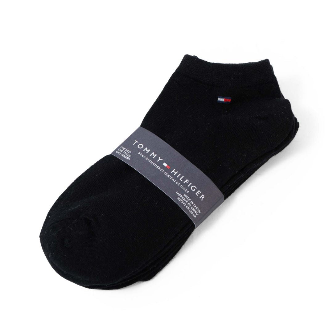 Tommy Hilfiger 3-Pack Socks - BLK - 3 Pairs / Black / OS