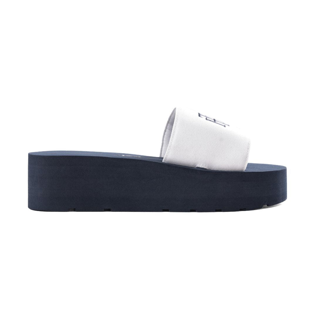 Tommy Hilfiger Adelinn Flatform Wedge Sandal - WHT