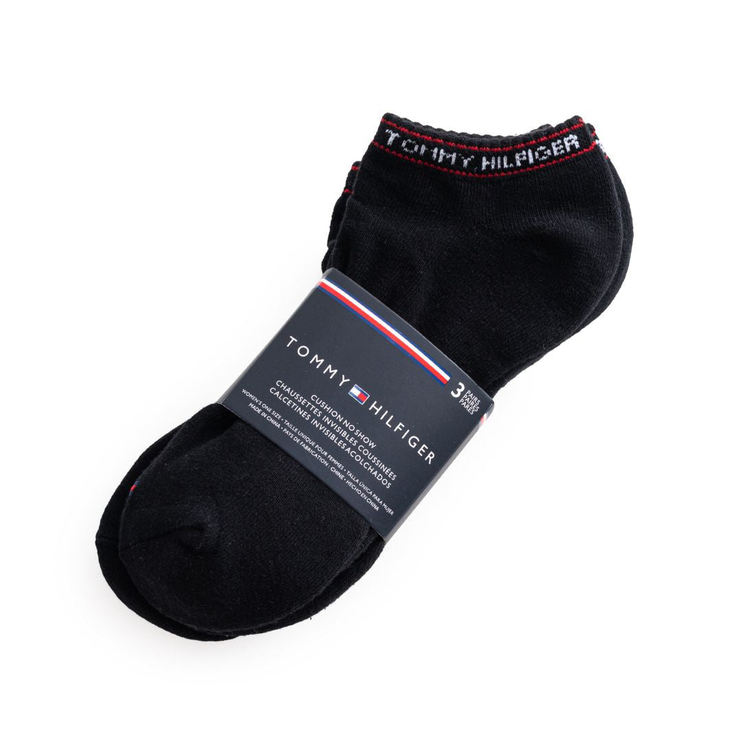 Tommy Hilfiger Ankle Flag Sock 3-Pack Socks - BLK - 3 Pairs / Black / OS