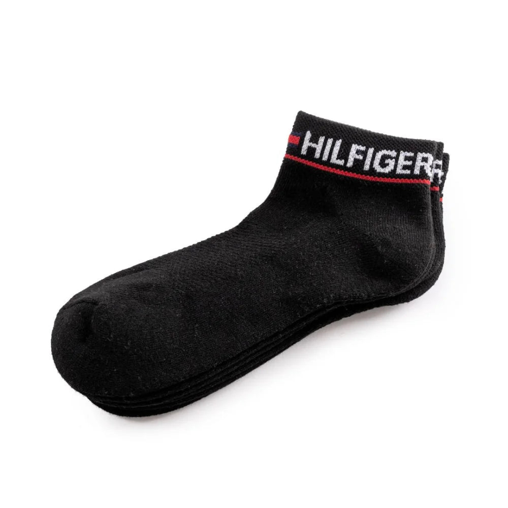 Tommy Hilfiger Ankle Sock 3-Pack Socks - BLKBLK - 3 Pairs / Black / OS