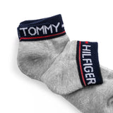 Tommy Hilfiger Ankle Sock 3-Pack Socks - GRY - 3 Pairs / Gray / OS