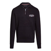 Tommy Hilfiger Archive Track Logo Half-Zip Sweatshirt Men MW0MW34382-BLK - Black / S